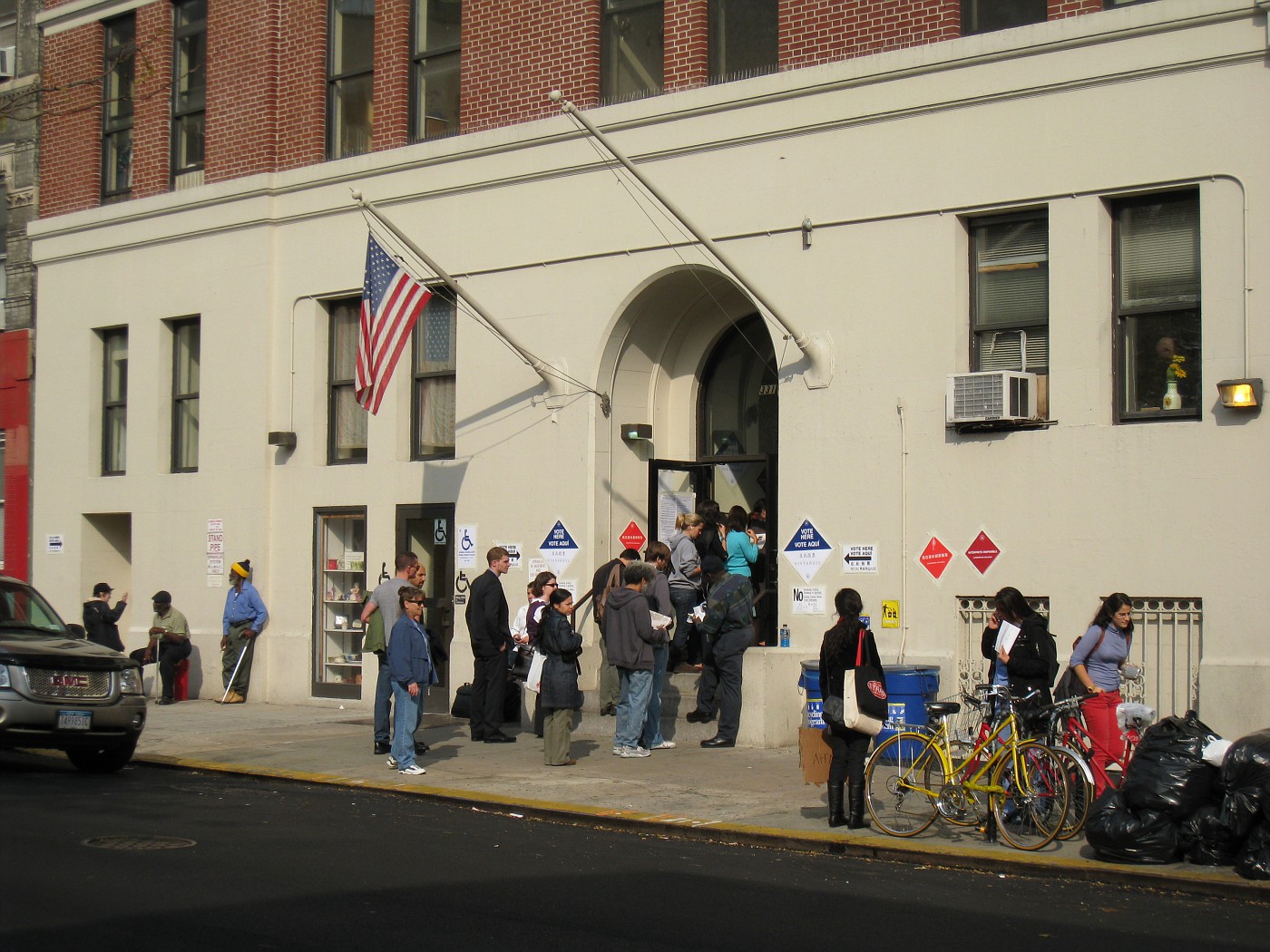 Sirovich polling site in the East Village