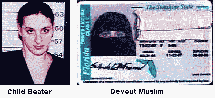 Image result for burka mugshot