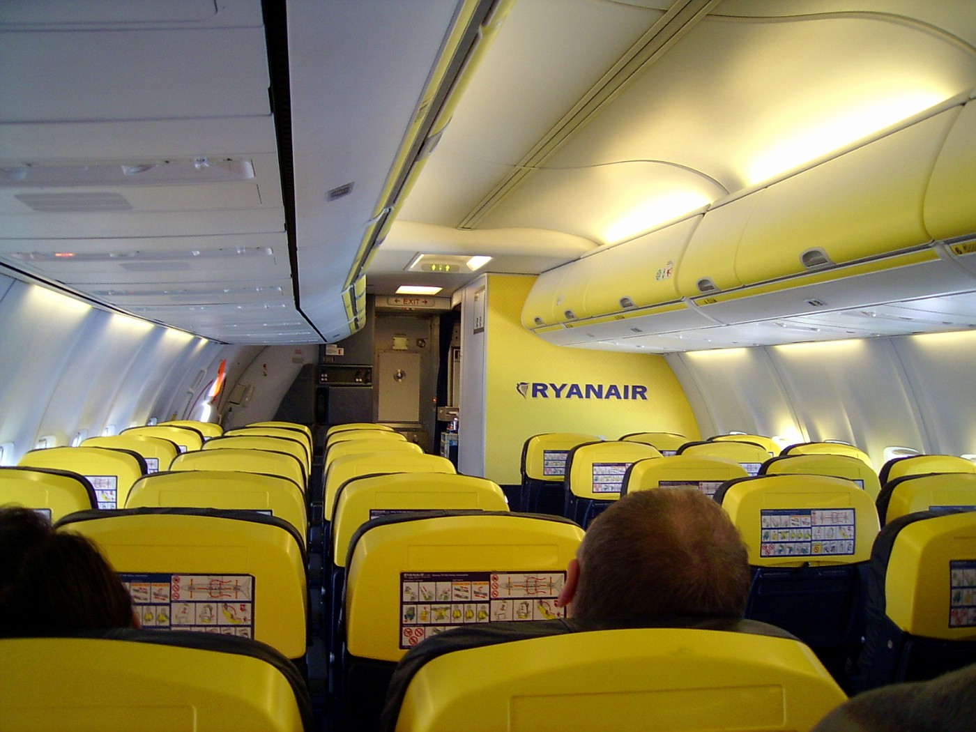 PIC 0212 Inside Ryanair plane.