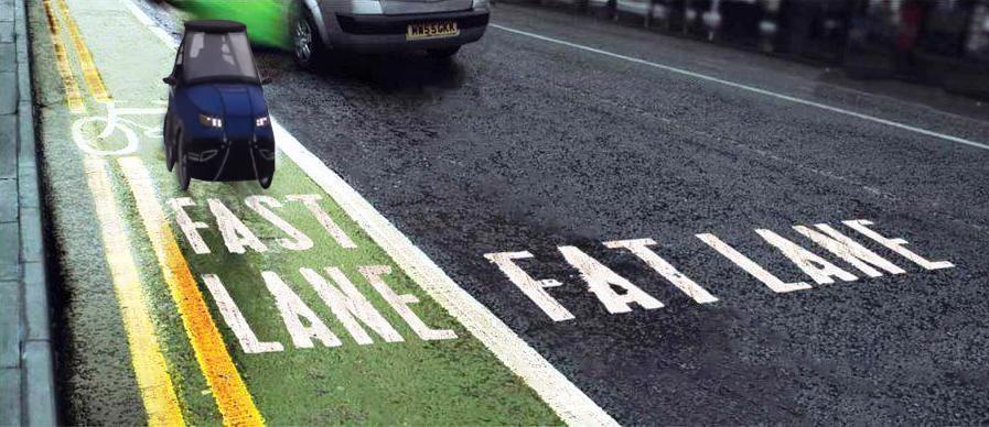 fast Lane fat Lane PodRide
