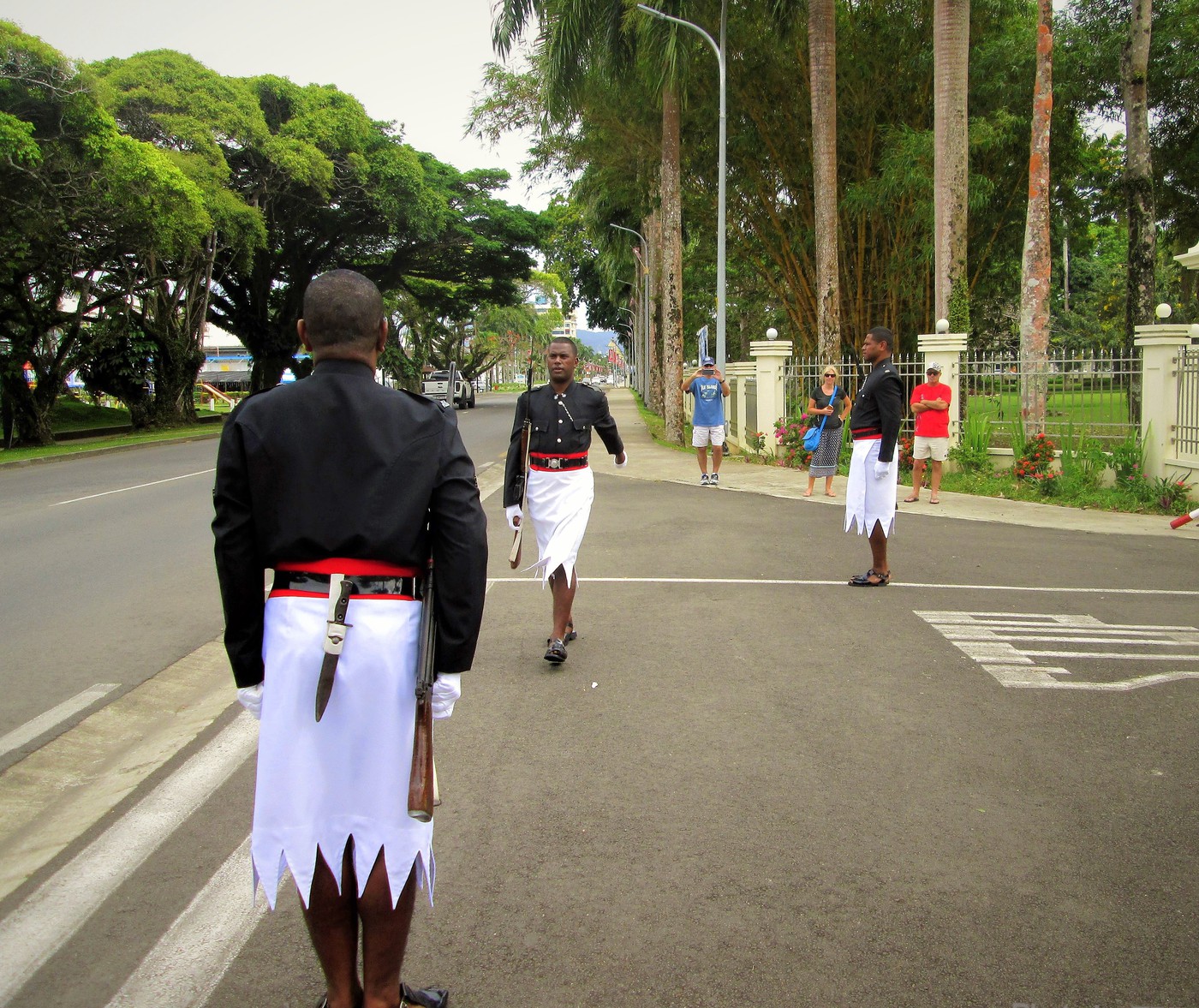 Photo: Suva, Fiji. Changing of the guard. | South Pacific Odyssey album ...