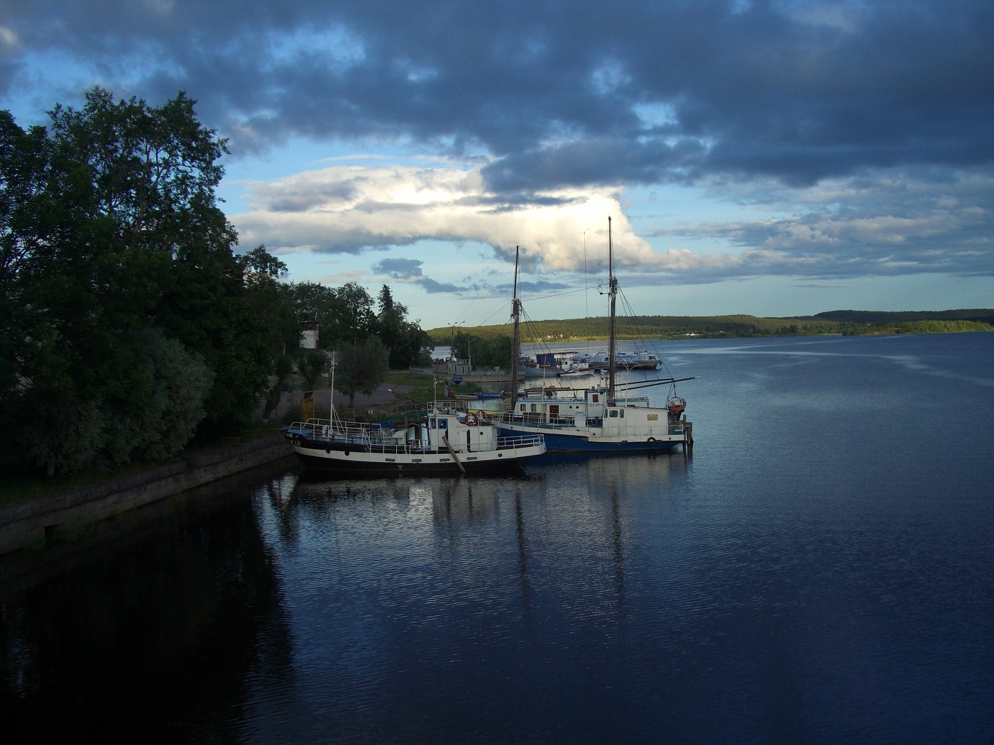 Boote im Ladogasee bei Sortavala