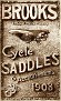 BROOKS cycle saddles - 1903